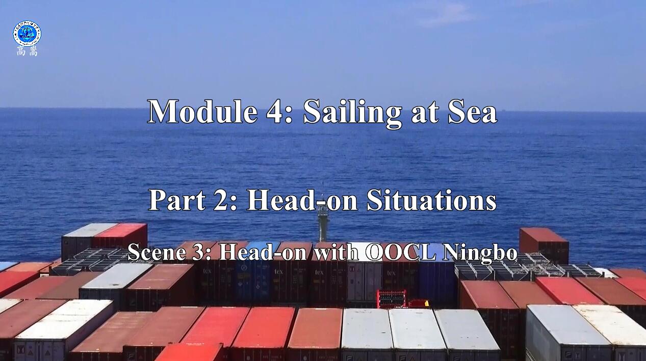 Head-on with OOCL Ningbo 对遇东方海外宁波 